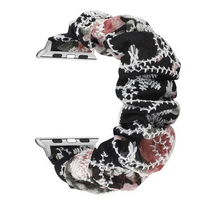 Bracelet de rechange pour anneau de cheveux en tissu, For Apple Watch Ultra 49mm / Series 8&7 45mm / SE 2&6&SE&5&4 44mm / 3&2&1 42mm, For Apple Watch Series 8&7 41mm / SE 2&6&SE&5&4 40mm / 3&2&1 38mm