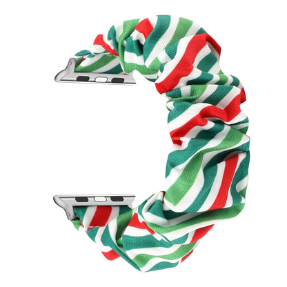 Bracelet de rechange pour anneau de cheveux en tissu, For Apple Watch Ultra 49mm / Series 8&7 45mm / SE 2&6&SE&5&4 44mm / 3&2&1 42mm, For Apple Watch Series 8&7 41mm / SE 2&6&SE&5&4 40mm / 3&2&1 38mm