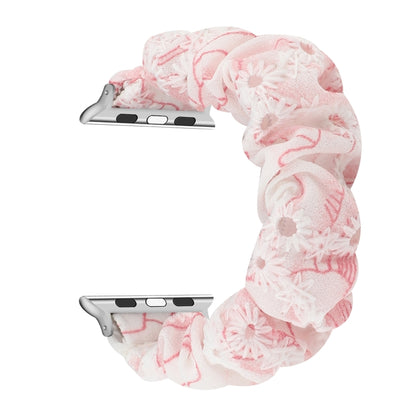 Bracelet de rechange pour anneau de cheveux en tissu, For Apple Watch Ultra 49mm / Series 8&7 45mm / SE 2&6&SE&5&4 44mm / 3&2&1 42mm, For Apple Watch Series 8&7 41mm / SE 2&6&SE&5&4 40mm / 3&2&1 38mm