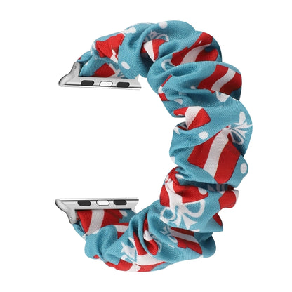 Bracelet de rechange pour anneau de cheveux en tissu, For Apple Watch Ultra 49mm / Series 8&7 45mm / SE 2&6&SE&5&4 44mm / 3&2&1 42mm, For Apple Watch Series 8&7 41mm / SE 2&6&SE&5&4 40mm / 3&2&1 38mm