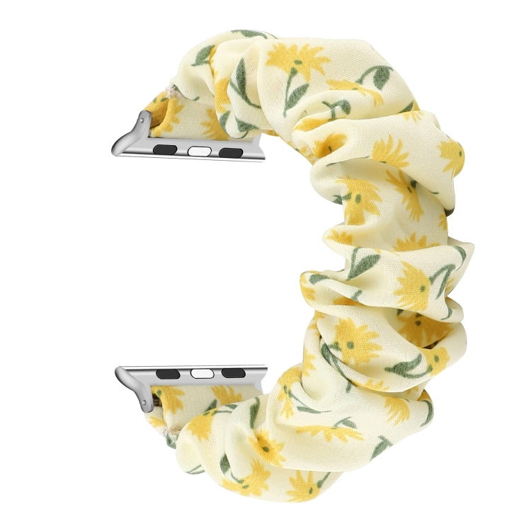 Bracelet de rechange pour anneau de cheveux en tissu, For Apple Watch Ultra 49mm / Series 8&7 45mm / SE 2&6&SE&5&4 44mm / 3&2&1 42mm, For Apple Watch Series 8&7 41mm / SE 2&6&SE&5&4 40mm / 3&2&1 38mm