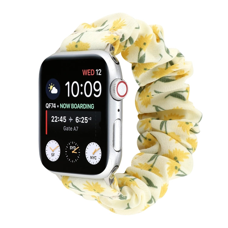 Bracelet de rechange pour anneau de cheveux en tissu, For Apple Watch Ultra 49mm / Series 8&7 45mm / SE 2&6&SE&5&4 44mm / 3&2&1 42mm, For Apple Watch Series 8&7 41mm / SE 2&6&SE&5&4 40mm / 3&2&1 38mm