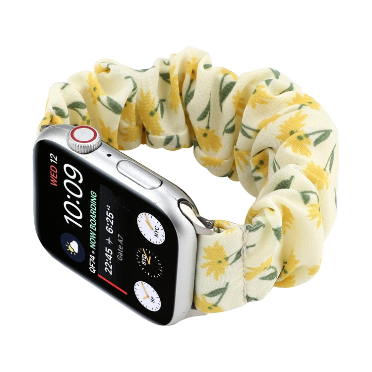 Bracelet de rechange pour anneau de cheveux en tissu, For Apple Watch Ultra 49mm / Series 8&7 45mm / SE 2&6&SE&5&4 44mm / 3&2&1 42mm, For Apple Watch Series 8&7 41mm / SE 2&6&SE&5&4 40mm / 3&2&1 38mm