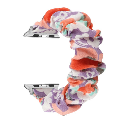 Bracelet de rechange pour anneau de cheveux en tissu, For Apple Watch Ultra 49mm / Series 8&7 45mm / SE 2&6&SE&5&4 44mm / 3&2&1 42mm, For Apple Watch Series 8&7 41mm / SE 2&6&SE&5&4 40mm / 3&2&1 38mm