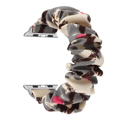 Bracelet de rechange pour anneau de cheveux en tissu, For Apple Watch Ultra 49mm / Series 8&7 45mm / SE 2&6&SE&5&4 44mm / 3&2&1 42mm, For Apple Watch Series 8&7 41mm / SE 2&6&SE&5&4 40mm / 3&2&1 38mm