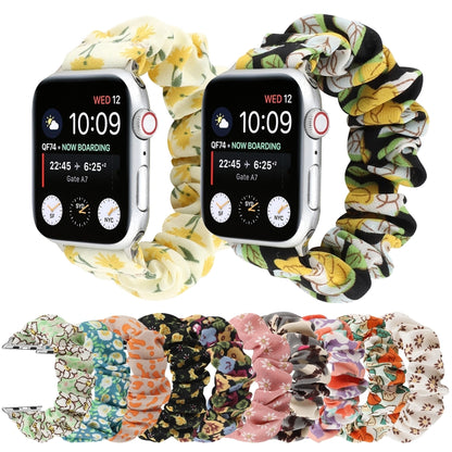 Bracelet de rechange pour anneau de cheveux en tissu, For Apple Watch Ultra 49mm / Series 8&7 45mm / SE 2&6&SE&5&4 44mm / 3&2&1 42mm, For Apple Watch Series 8&7 41mm / SE 2&6&SE&5&4 40mm / 3&2&1 38mm