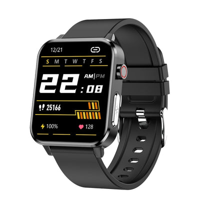 E86 1,7 pouces TFT écran couleur IP68 montre intelligente étanche, prise en charge de la surveillance de l'oxygène sanguin/surveillance de la température corporelle/diagnostic médical AI, style : bracelet en TPU, TPU Strap(Blue), TPU Strap(Black)      ...