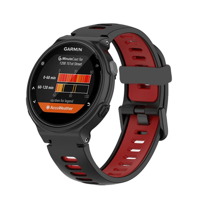 Pour Garmin Forerunner 735 / 235 Bracelet de rechange en silicone bicolore