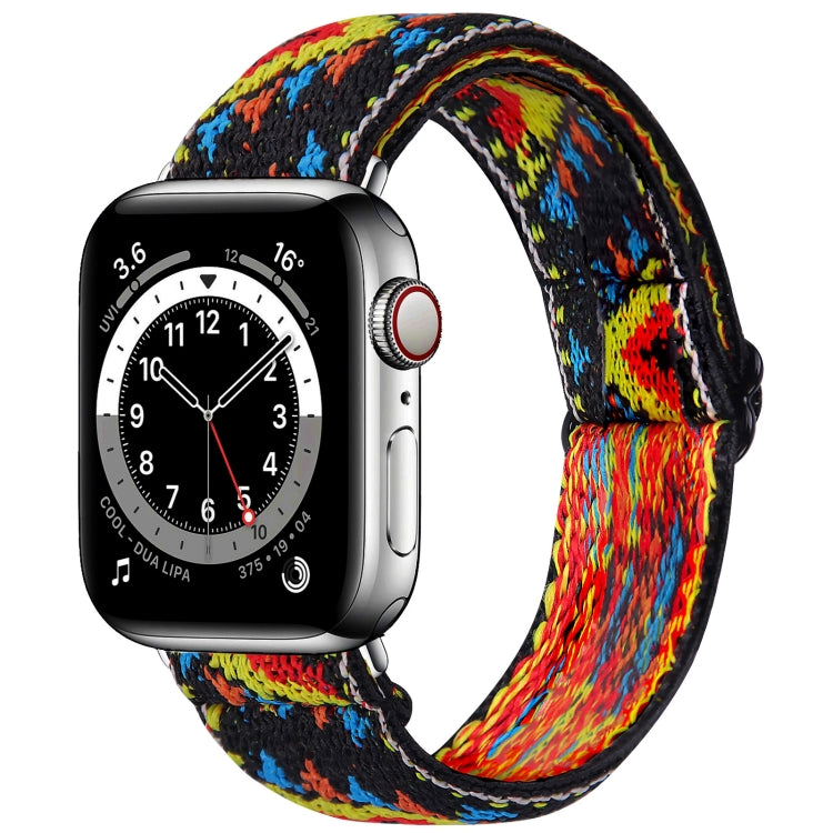 Bracelet de montre élastique, For Apple Watch Series 7 45mm / 6 & SE & 5 & 4 44mm / 3 & 2 & 1 42mm, For Apple Watch Series 7 41mm / 6 & SE & 5 & 4 40mm / 3 & 2 & 1 38mm, For Apple Watch Apple Watch Series 7 45mm / 6 & SE & 5 & 4 44mm / 3 & 2 & 1 42mm  ...