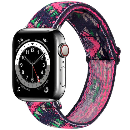 Bracelet de montre élastique, For Apple Watch Series 7 45mm / 6 & SE & 5 & 4 44mm / 3 & 2 & 1 42mm, For Apple Watch Series 7 41mm / 6 & SE & 5 & 4 40mm / 3 & 2 & 1 38mm, For Apple Watch Apple Watch Series 7 45mm / 6 & SE & 5 & 4 44mm / 3 & 2 & 1 42mm  ...