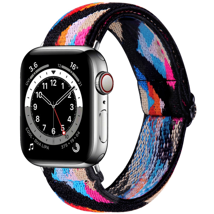 Bracelet de montre élastique, For Apple Watch Series 7 45mm / 6 & SE & 5 & 4 44mm / 3 & 2 & 1 42mm, For Apple Watch Series 7 41mm / 6 & SE & 5 & 4 40mm / 3 & 2 & 1 38mm, For Apple Watch Apple Watch Series 7 45mm / 6 & SE & 5 & 4 44mm / 3 & 2 & 1 42mm  ...