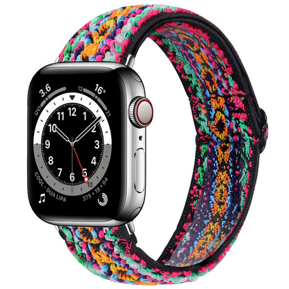 Bracelet de montre élastique, For Apple Watch Series 7 45mm / 6 & SE & 5 & 4 44mm / 3 & 2 & 1 42mm, For Apple Watch Series 7 41mm / 6 & SE & 5 & 4 40mm / 3 & 2 & 1 38mm, For Apple Watch Apple Watch Series 7 45mm / 6 & SE & 5 & 4 44mm / 3 & 2 & 1 42mm  ...