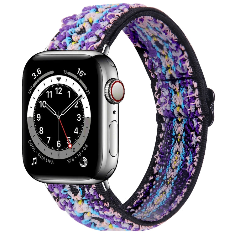 Bracelet de montre élastique, For Apple Watch Series 7 45mm / 6 & SE & 5 & 4 44mm / 3 & 2 & 1 42mm, For Apple Watch Series 7 41mm / 6 & SE & 5 & 4 40mm / 3 & 2 & 1 38mm, For Apple Watch Apple Watch Series 7 45mm / 6 & SE & 5 & 4 44mm / 3 & 2 & 1 42mm  ...
