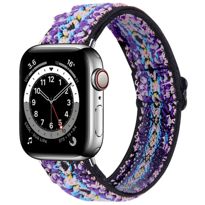 Bracelet de montre élastique, For Apple Watch Series 7 45mm / 6 & SE & 5 & 4 44mm / 3 & 2 & 1 42mm, For Apple Watch Series 7 41mm / 6 & SE & 5 & 4 40mm / 3 & 2 & 1 38mm, For Apple Watch Apple Watch Series 7 45mm / 6 & SE & 5 & 4 44mm / 3 & 2 & 1 42mm  ...