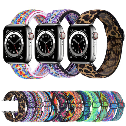 Bracelet de montre élastique, For Apple Watch Series 7 45mm / 6 & SE & 5 & 4 44mm / 3 & 2 & 1 42mm, For Apple Watch Series 7 41mm / 6 & SE & 5 & 4 40mm / 3 & 2 & 1 38mm, For Apple Watch Apple Watch Series 7 45mm / 6 & SE & 5 & 4 44mm / 3 & 2 & 1 42mm  ...