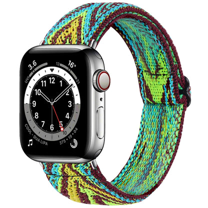 Bracelet de montre élastique, For Apple Watch Series 7 45mm / 6 & SE & 5 & 4 44mm / 3 & 2 & 1 42mm, For Apple Watch Series 7 41mm / 6 & SE & 5 & 4 40mm / 3 & 2 & 1 38mm, For Apple Watch Apple Watch Series 7 45mm / 6 & SE & 5 & 4 44mm / 3 & 2 & 1 42mm  ...