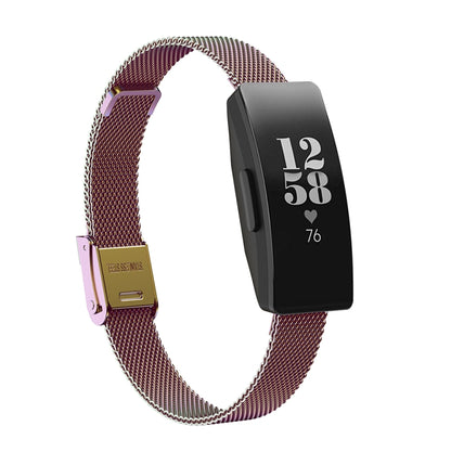 Pour Fitbit Inspire / Inspire HR / Ace 2 Bracelet de montre milanais à double boucle d'assurance