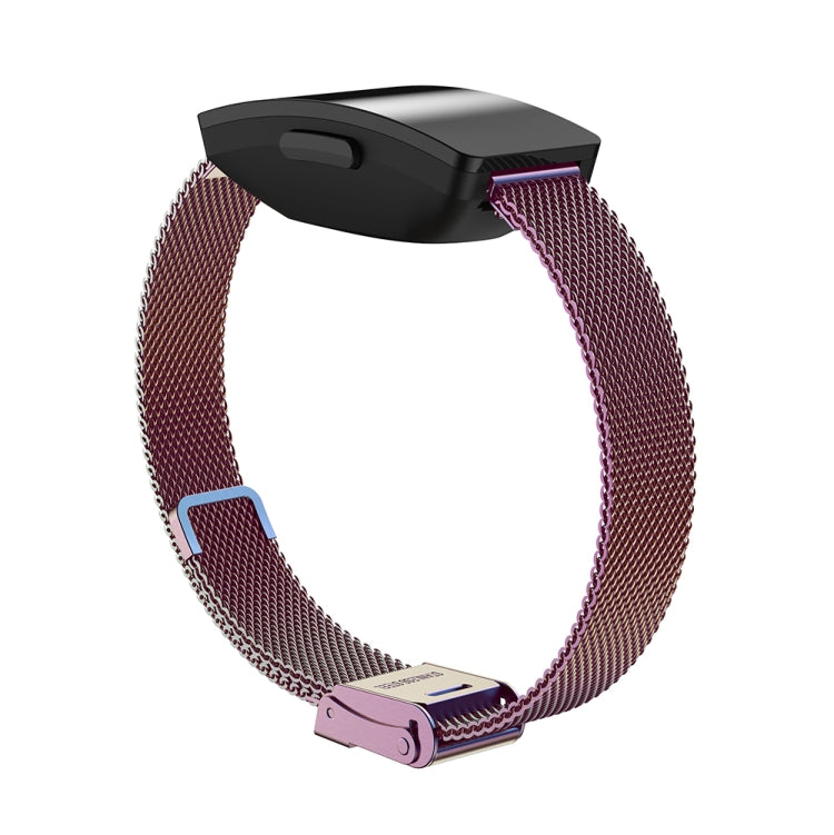 Pour Fitbit Inspire / Inspire HR / Ace 2 Bracelet de montre milanais à double boucle d'assurance