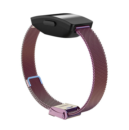 Pour Fitbit Inspire / Inspire HR / Ace 2 Bracelet de montre milanais à double boucle d'assurance
