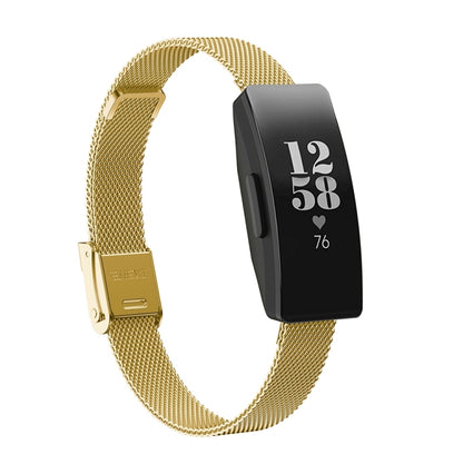 Pour Fitbit Inspire / Inspire HR / Ace 2 Bracelet de montre milanais à double boucle d'assurance