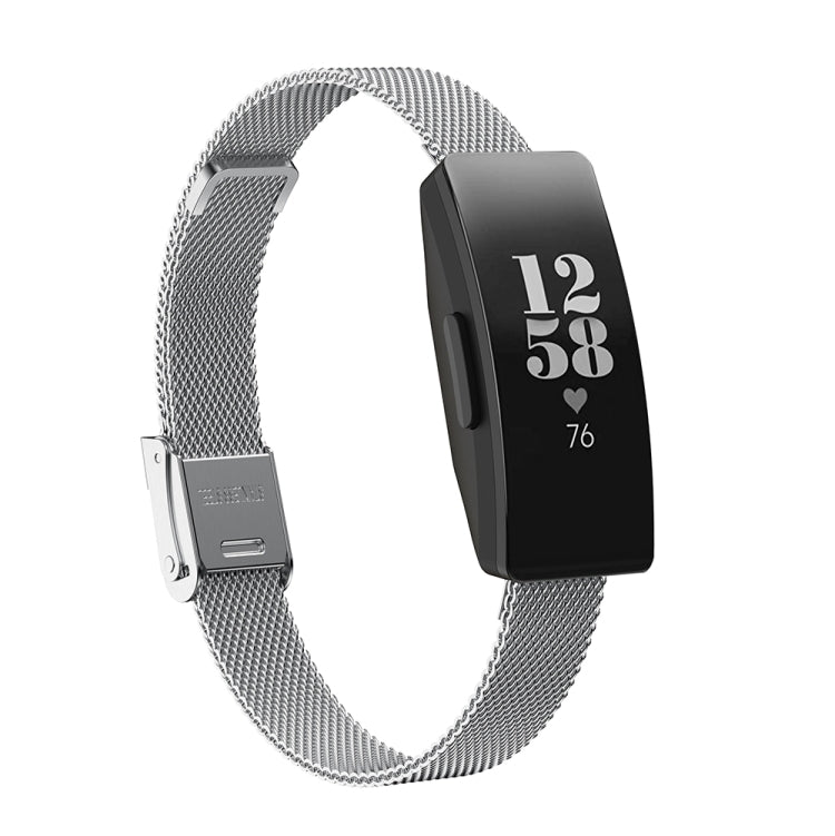 Pour Fitbit Inspire / Inspire HR / Ace 2 Bracelet de montre milanais à double boucle d'assurance