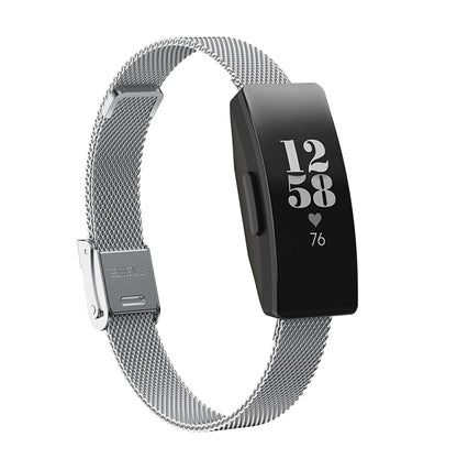 Pour Fitbit Inspire / Inspire HR / Ace 2 Bracelet de montre milanais à double boucle d'assurance