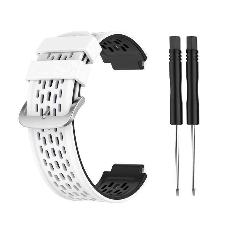 Pour Garmin Approach S2 / S4 Bracelet de rechange en silicone bicolore, For Garmin Approach S2 / S4