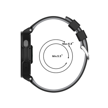 Pour Garmin Approach S2 / S4 Bracelet de rechange en silicone bicolore, For Garmin Approach S2 / S4