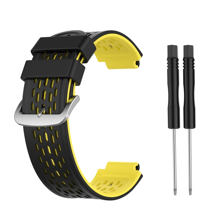Pour Garmin Approach S2 / S4 Bracelet de rechange en silicone bicolore, For Garmin Approach S2 / S4