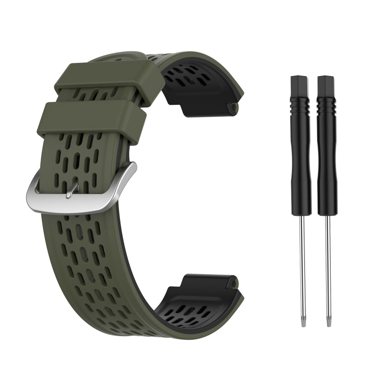 Pour Garmin Approach S2 / S4 Bracelet de rechange en silicone bicolore, For Garmin Approach S2 / S4