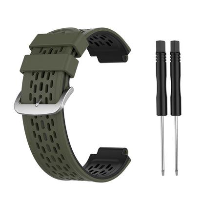 Pour Garmin Approach S2 / S4 Bracelet de rechange en silicone bicolore, For Garmin Approach S2 / S4