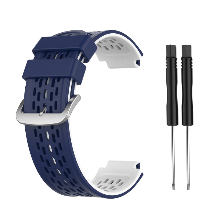 Pour Garmin Approach S2 / S4 Bracelet de rechange en silicone bicolore, For Garmin Approach S2 / S4