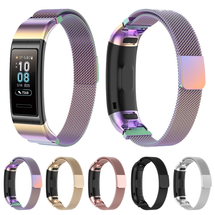 Pour Huawei Band 3 Pro / 4 Pro Bracelet de remplacement milanais, For Huawei Band 3 Pro