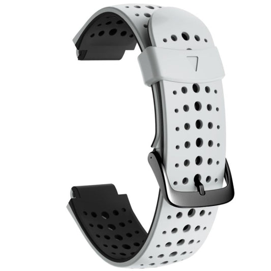 Bracelet de montre en silicone bicolore, For Garmin Forerunner 220