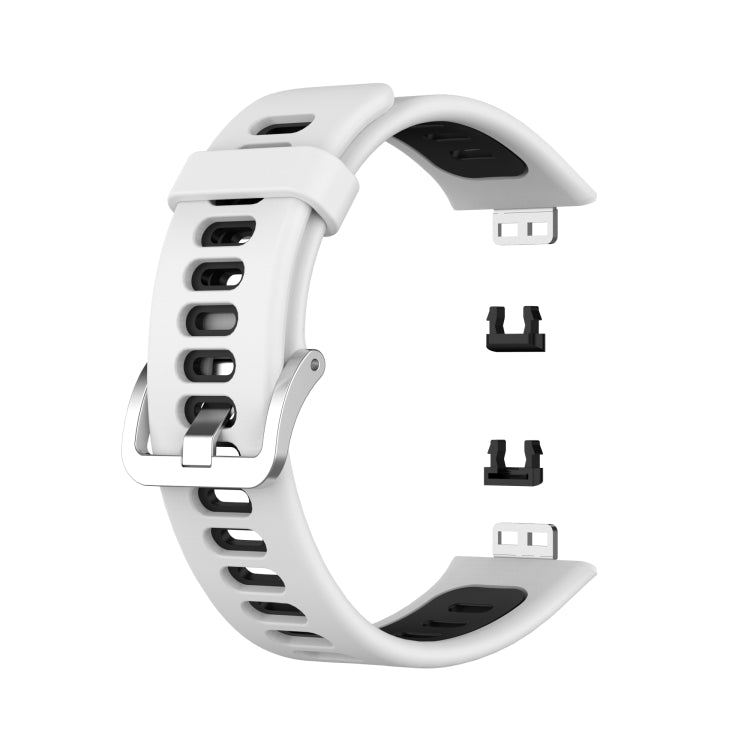 Bracelet de montre en silicone bicolore, For Huawei Watch Fit