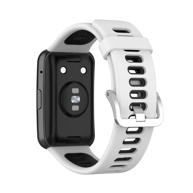 Bracelet de montre en silicone bicolore, For Huawei Watch Fit