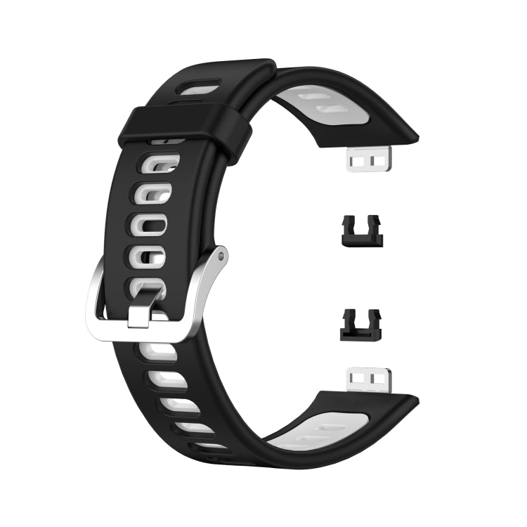 Bracelet de montre en silicone bicolore, For Huawei Watch Fit