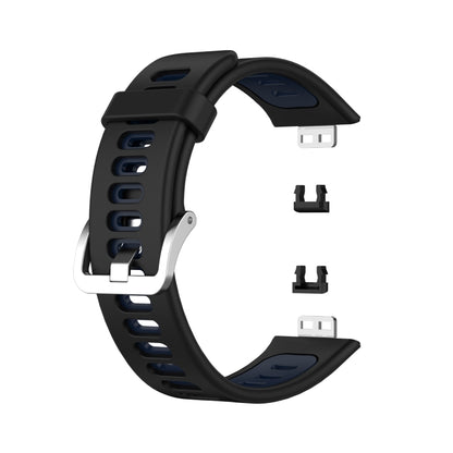 Bracelet de montre en silicone bicolore, For Huawei Watch Fit