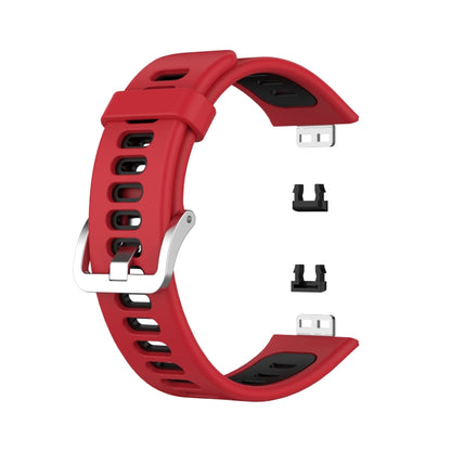Bracelet de montre en silicone bicolore, For Huawei Watch Fit