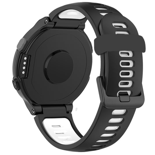 Bracelet de montre en silicone bicolore, For Garmin Forerunner 220/230/235/620/630/735XT