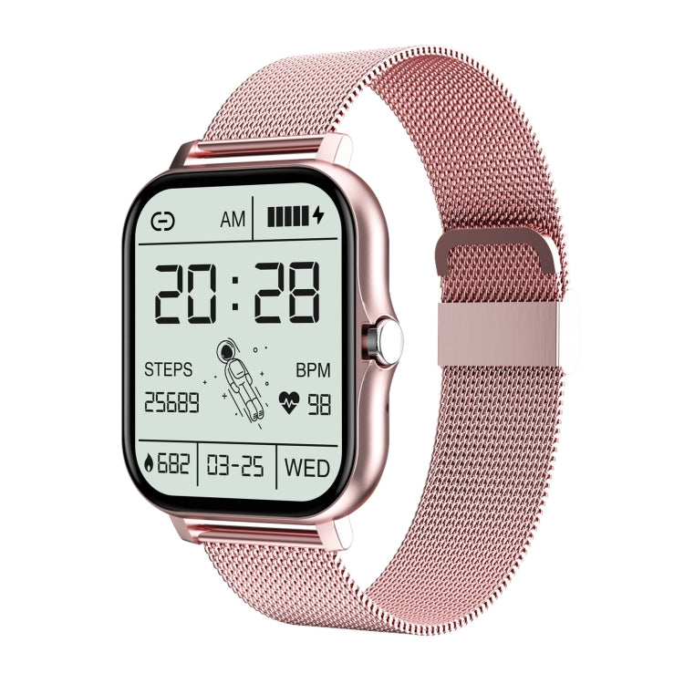 GT20 1,69 pouces écran TFT IP67 montre intelligente étanche, prise en charge du contrôle de la musique / appel Bluetooth / surveillance de la fréquence cardiaque / surveillance de la pression artérielle, Silicone Strap, Steel Strap
