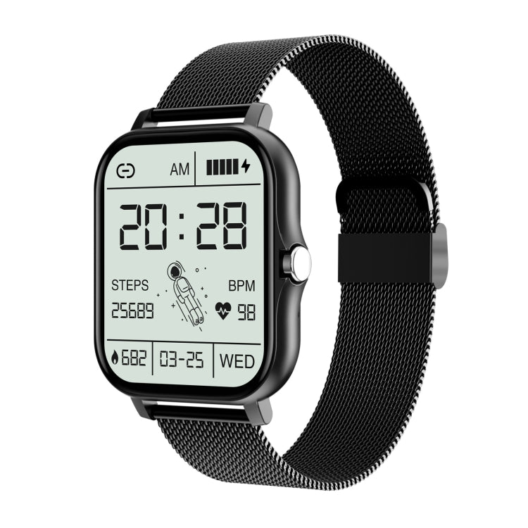 GT20 1,69 pouces écran TFT IP67 montre intelligente étanche, prise en charge du contrôle de la musique / appel Bluetooth / surveillance de la fréquence cardiaque / surveillance de la pression artérielle, Silicone Strap, Steel Strap