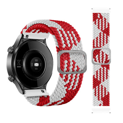 Bracelet de montre de rechange en nylon tressé élastique réglable, For Huami Amazfit Bip U Pro