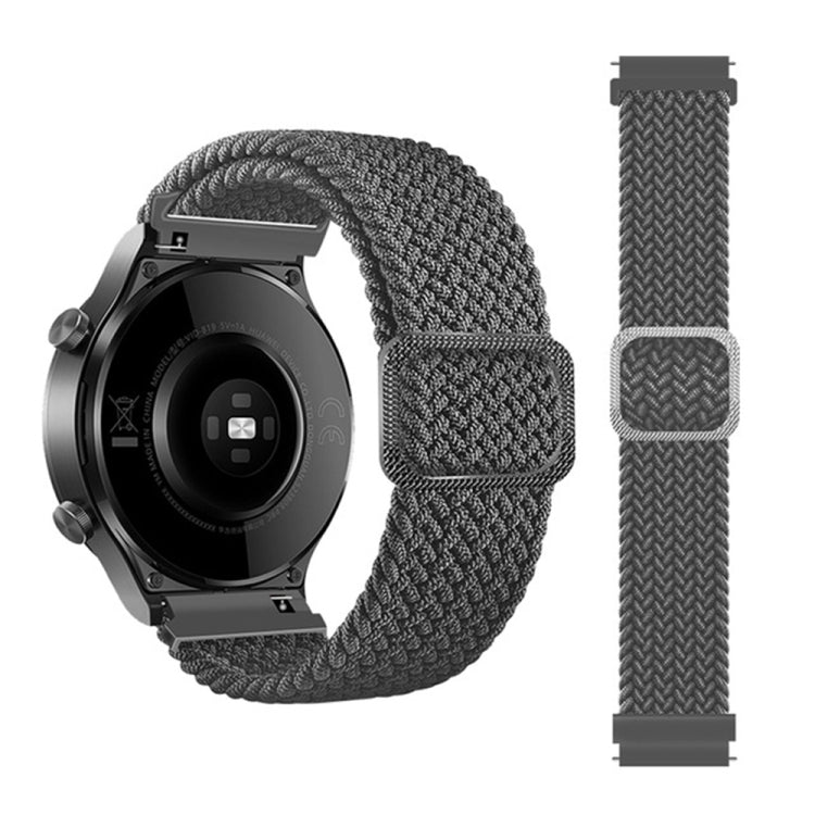 Bracelet de montre de rechange en nylon tressé élastique réglable, For Huami Amazfit Bip U Pro