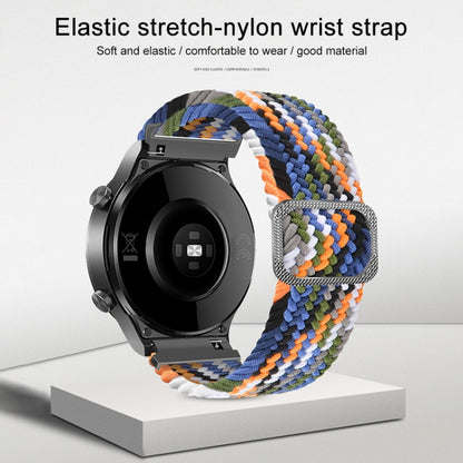 Bracelet de montre de rechange en nylon tressé élastique réglable, For Huami Amazfit Bip U Pro