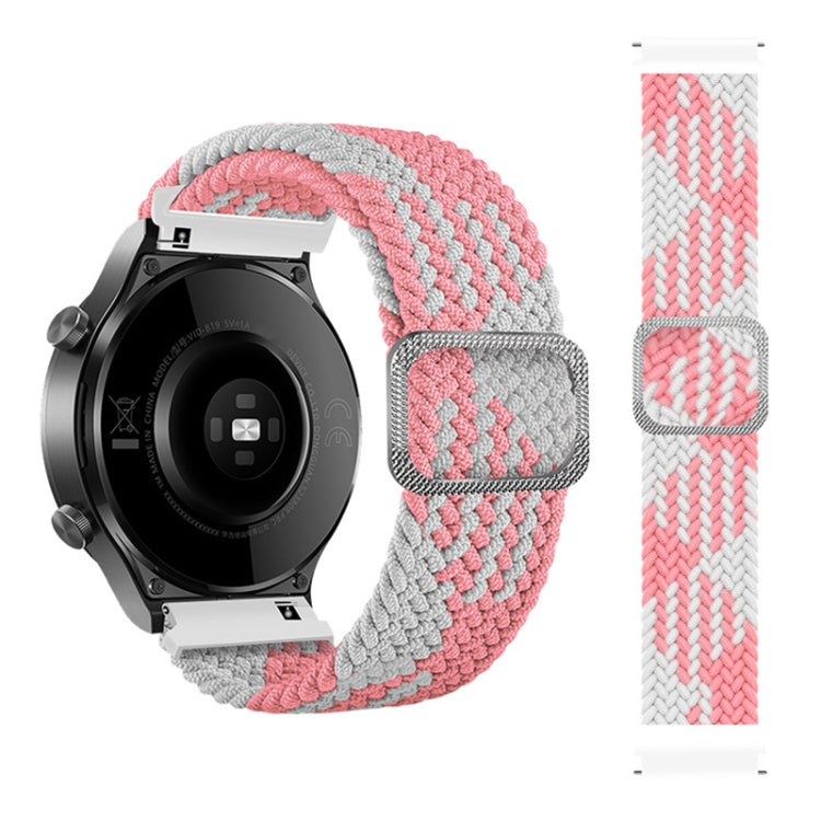 Bracelet de montre de rechange en nylon tressé élastique réglable, For Samsung Galaxy Watch Active, For Samsung Galaxy Watch Active2 40mm, For Samsung Galaxy Watch Active2 44mm, For Samsung Galaxy Watch 42mm