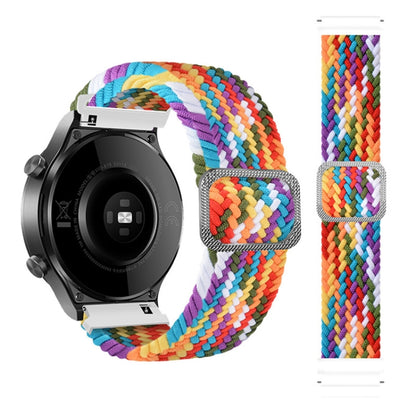 Bracelet de montre de rechange en nylon tressé élastique réglable, For Samsung Galaxy Watch Active, For Samsung Galaxy Watch Active2 40mm, For Samsung Galaxy Watch Active2 44mm, For Samsung Galaxy Watch 42mm