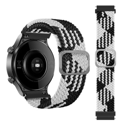 Bracelet de montre de rechange en nylon tressé élastique réglable, For Samsung Galaxy Watch 46mm, For Samsung Galaxy Watch 3 41mm, For Samsung Galaxy Watch 3 45mm