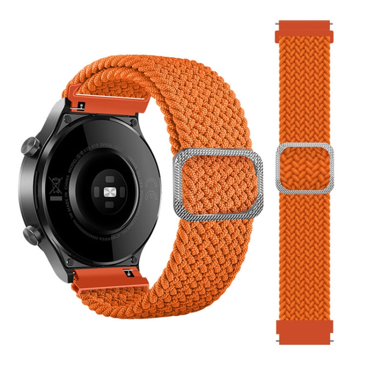 Bracelet de montre de rechange en nylon tressé élastique réglable, For Samsung Galaxy Watch 46mm, For Samsung Galaxy Watch 3 41mm, For Samsung Galaxy Watch 3 45mm