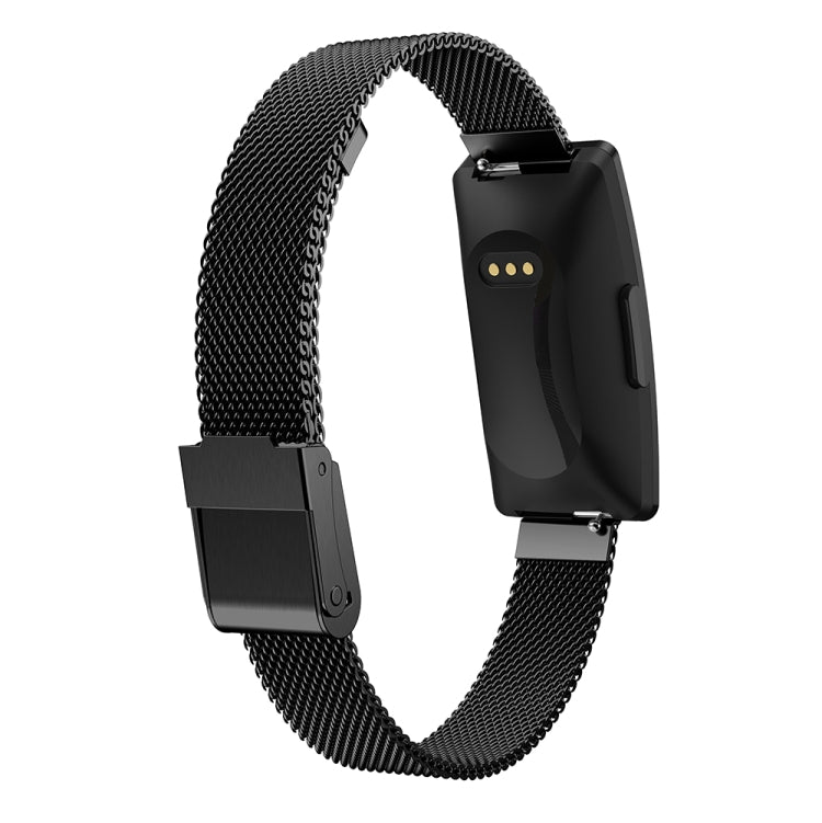 Pour Fitbit Ace 3 / Inspire 2 Bracelet de montre milanais à double boucle d'assurance, For Fitbit Ace 3 / Inspire 2
